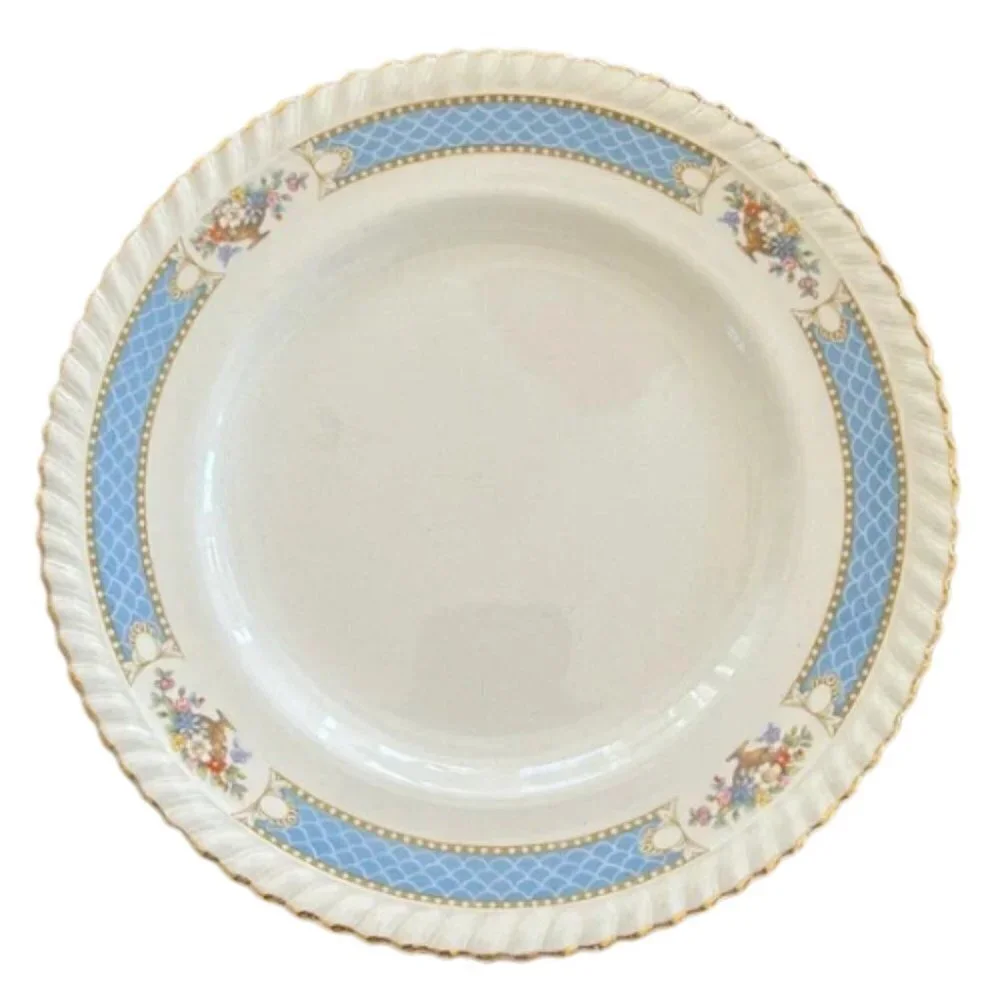 Vintage HTF Johnson Bros. Belvedere Plate, Stamped Old English